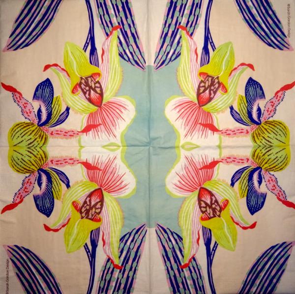 138 Orchideen - 3-lagig - ppd - Sarah Gordon
